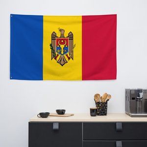 Moldova Flag (Customizable)